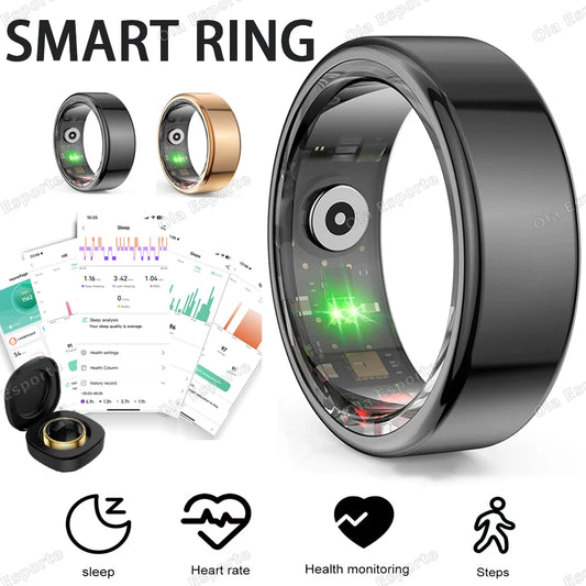 Smart Ring – Heart Rate, Sleep & Blood Oxygen Monitor | 5ATM Smart Health Ring Peaceful Pleasures Health and Wellness