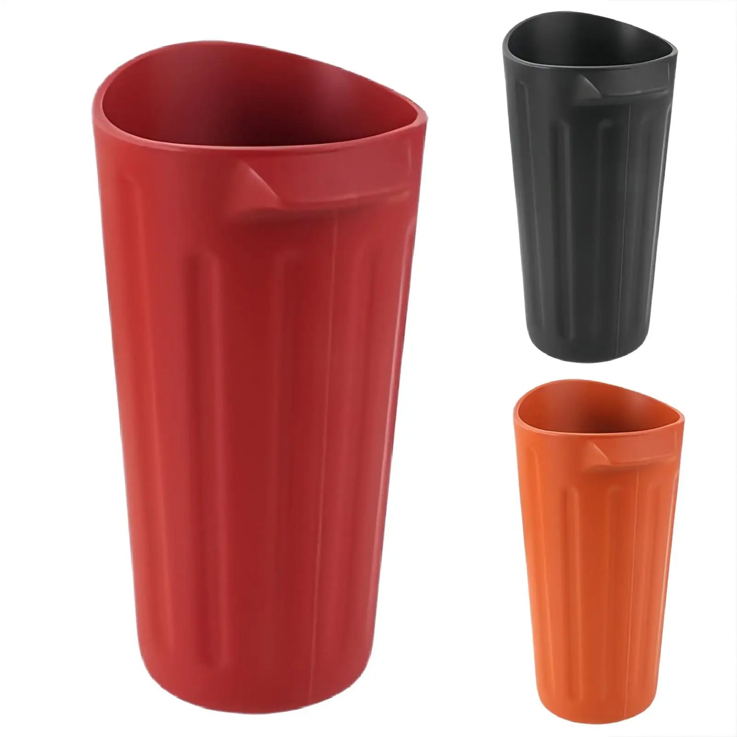 Mini Silicone Car Trash Bin | Compact Auto Garbage Can Organizer