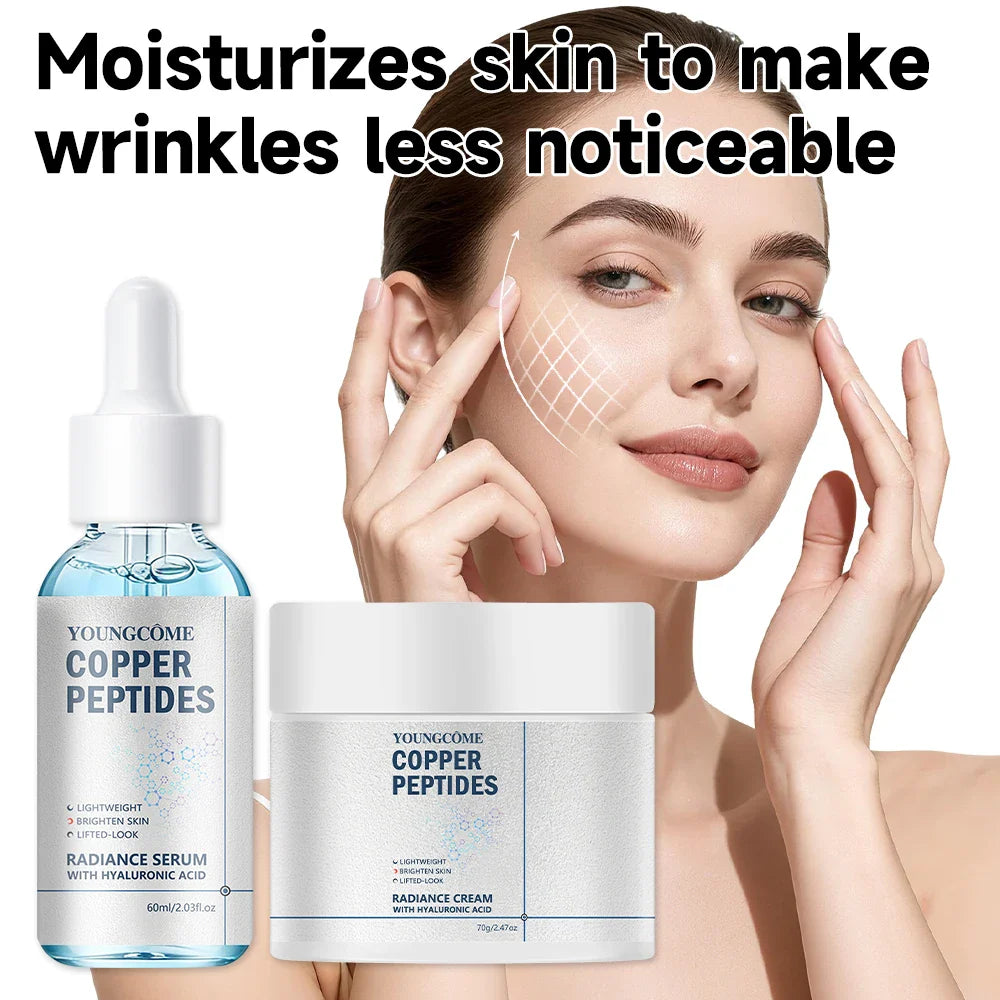 YOUNGCOME Copper Peptides Radiance Cream & Serum Set