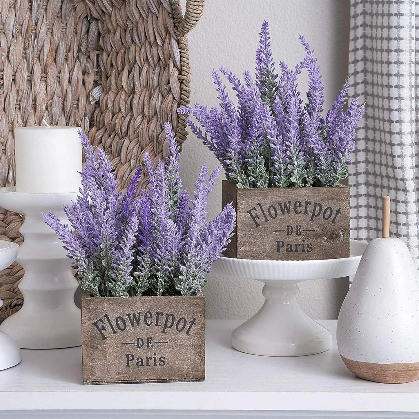 Artificial Lavender Bouquet for Wedding, Home & Party Décor