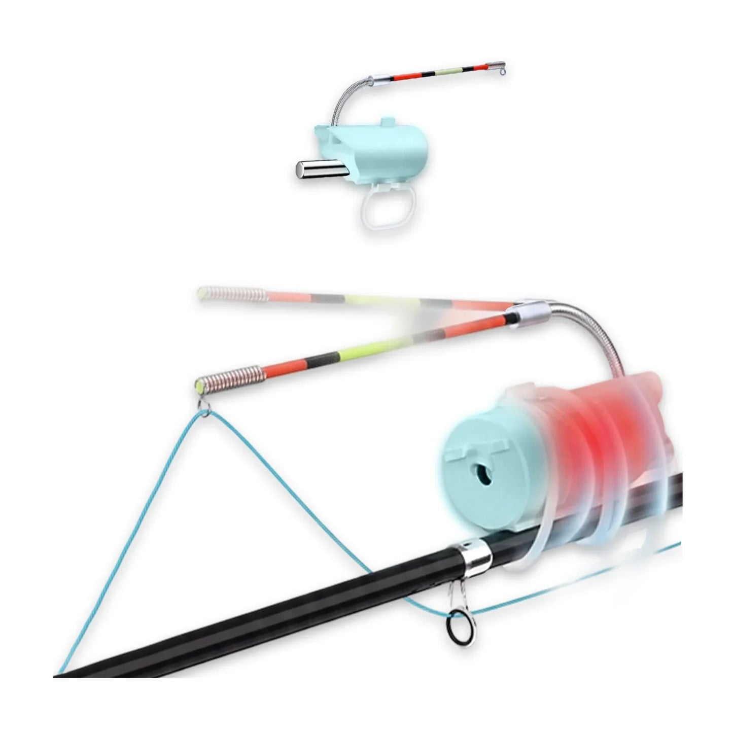 Electronic LED Fishing Bite Alarm – Night Rod Tip Alert