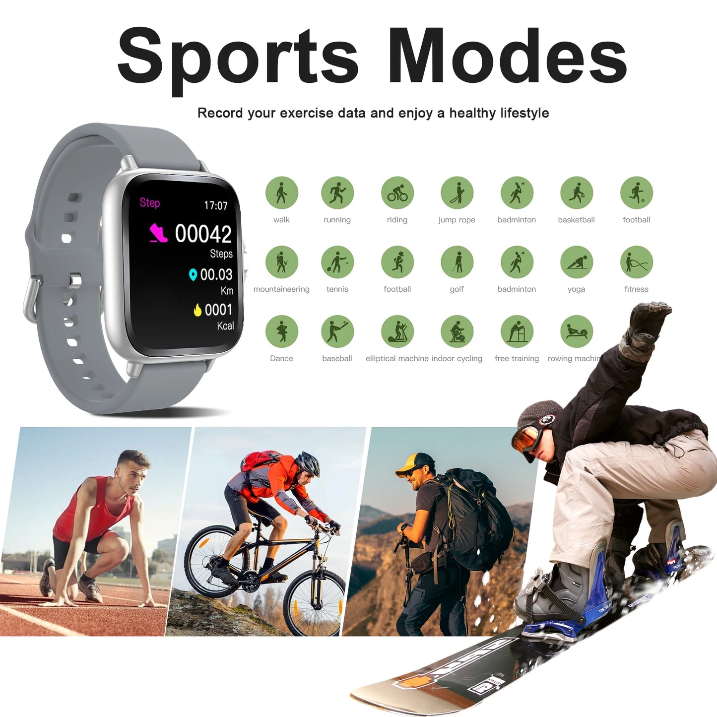 LOMAXFR Smart Watch – Wireless Calling & Multi-Sport Fitness