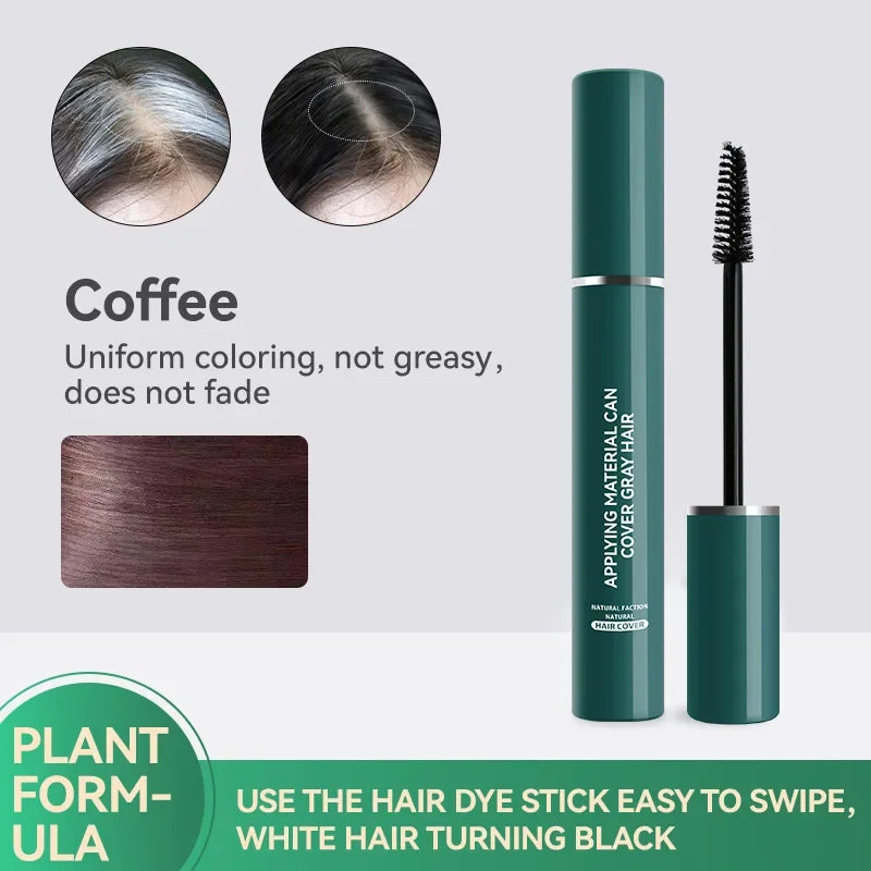 Disposable Hair Dye Stick – Covers Gray, High Saturation Color