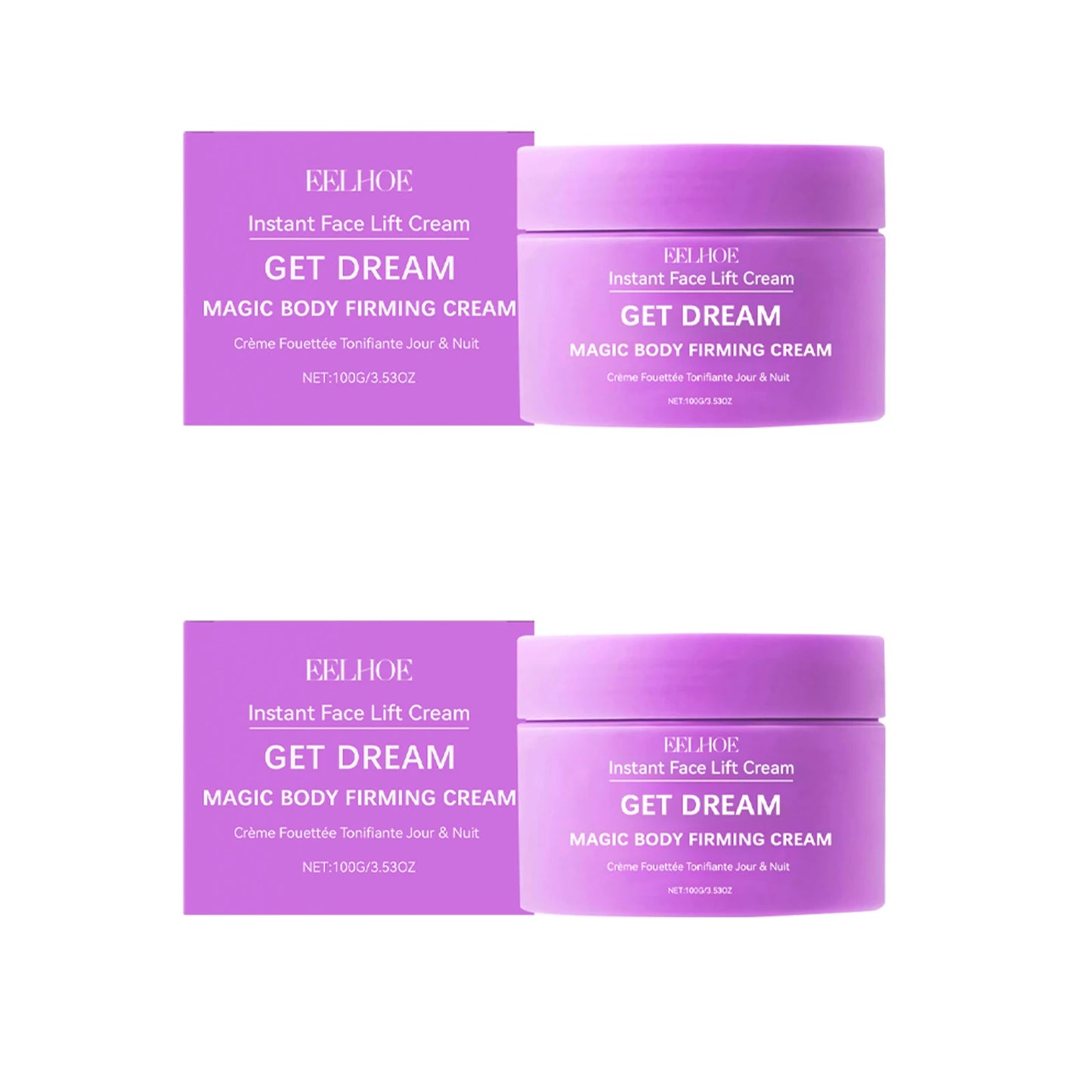 EELHOE Body Firming Cream – Tightening, Lifting & Nourishing 100g Body Firming Cream Peaceful Pleasures Health and Wellness 2 X 100g Boxed