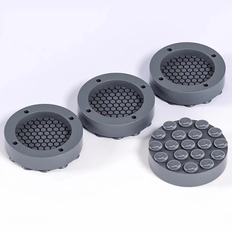 New 4Pcs Universal Anti Vibration Feet Pads Washing Machine Non-Slip Fixed Pads Furniture Rubber Foot Mat Silent Lifting Base Peaceful Pleasures Health and Wellness A2