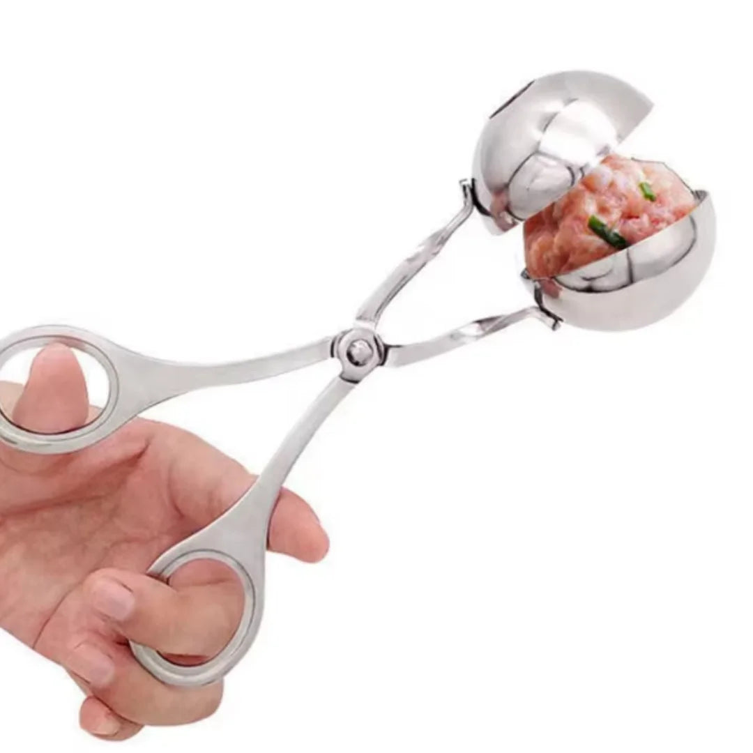 Meat Ball Maker Tool Stainless Steel Clip Round Rice Ball Shaper Spoon Meatball Making Mold Non Stick Stuffed Kitchen Gadget. Peaceful Pleasures Health and Wellness Large