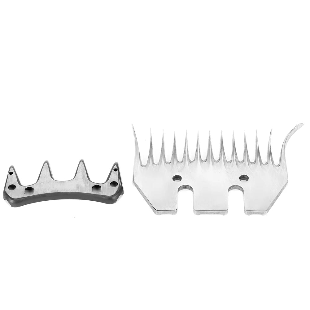 Goat Shear Blade Stainless Steel Sheep Clippers Blade High Hardness Cutting Shearing Cutter Replacement Shearing Cutting Blade Peaceful Pleasures Health and Wellness B