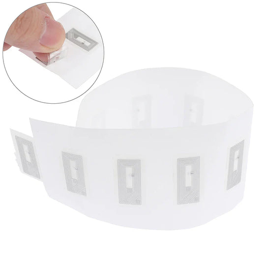 100-Pack NFC NTAG213 Sticker Tags 13.56MHz RFID Wet Inlay NFC RFID Sticker Tags Oasis Select