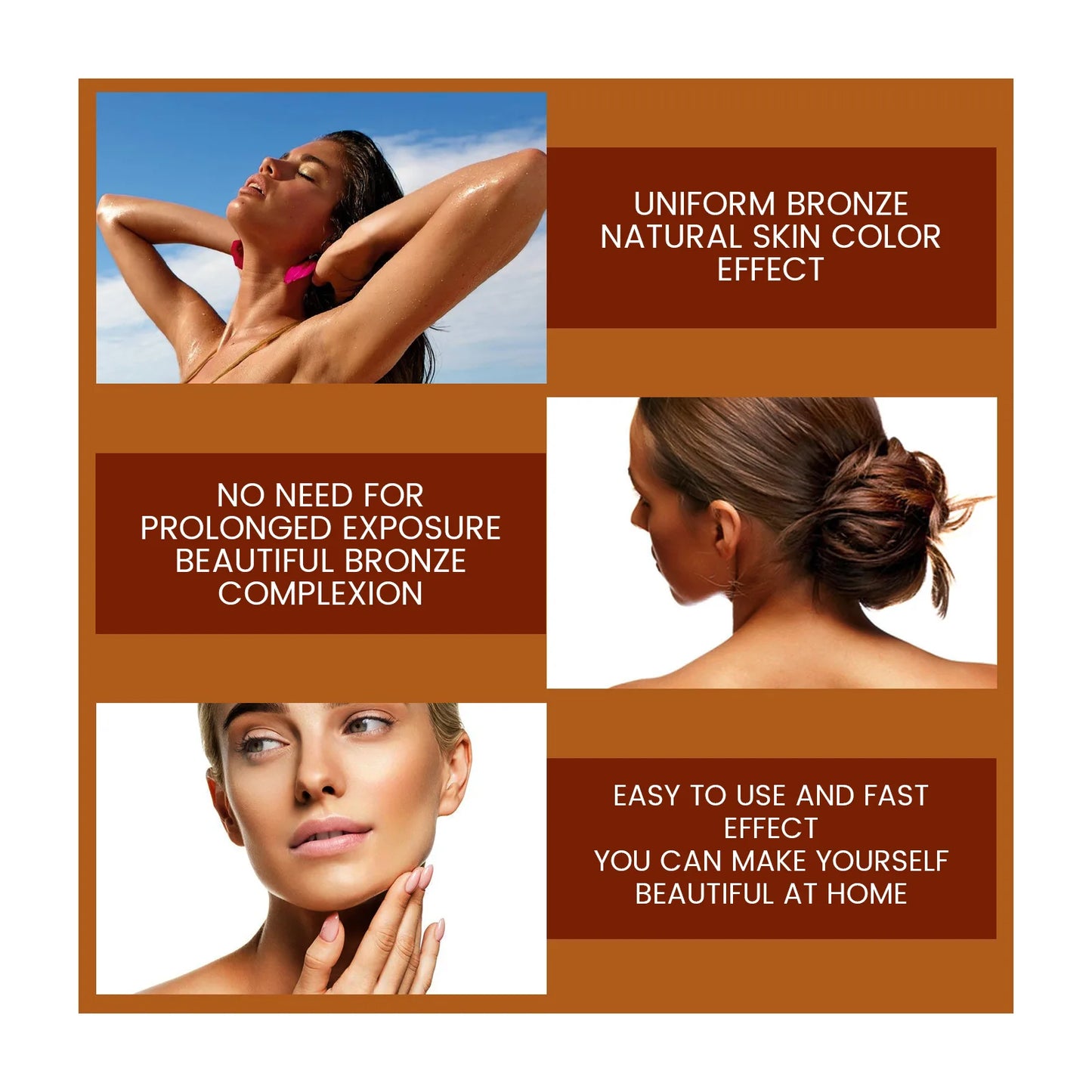 EELHOE Self Tanning Drops for Face and Body Peaceful Pleasures Health and Wellness
