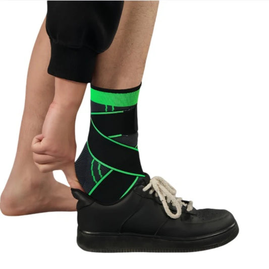Ankle Protection for Running Basketball and Football with Straps Fixed To Prevent Ankle Sprains Knitted Elastic Shock-absorbing Peaceful Pleasures Health and Wellness