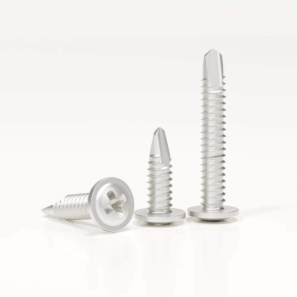 M4.2 Self-Tapping Tek Screws 410 Stainless Steel Truss Head