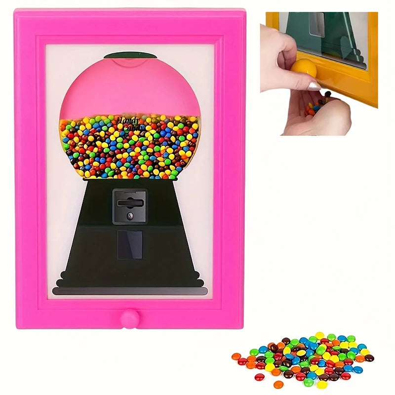 Quick Dispensing Framed Candy Machine; Ideal Christmas Gift for Sweet Lovers; Nut and Candy Distributor in Picture Frame. Peaceful Pleasures Health and Wellness A2