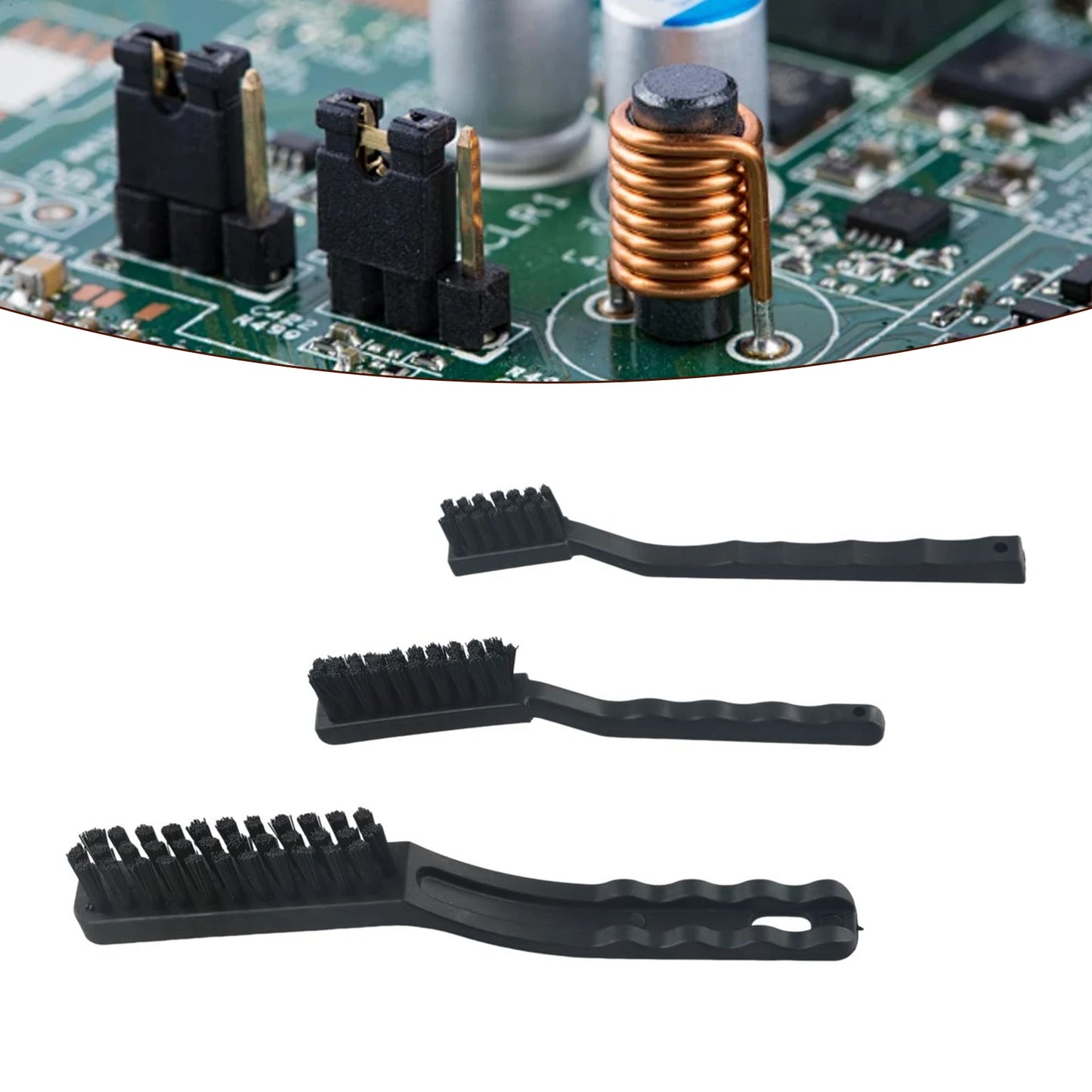 1 Anti-static Brush Electronic Antistatic Protection Small Crank