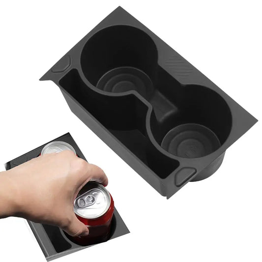 For 2024-2025 Kia EV3 Center Console Cup Holder Insert Anti-Shake Stabilizer Sleeve Drink Storage Non-Slip Car Cup Holder Pad Peaceful Pleasures Health and Wellness Default Title