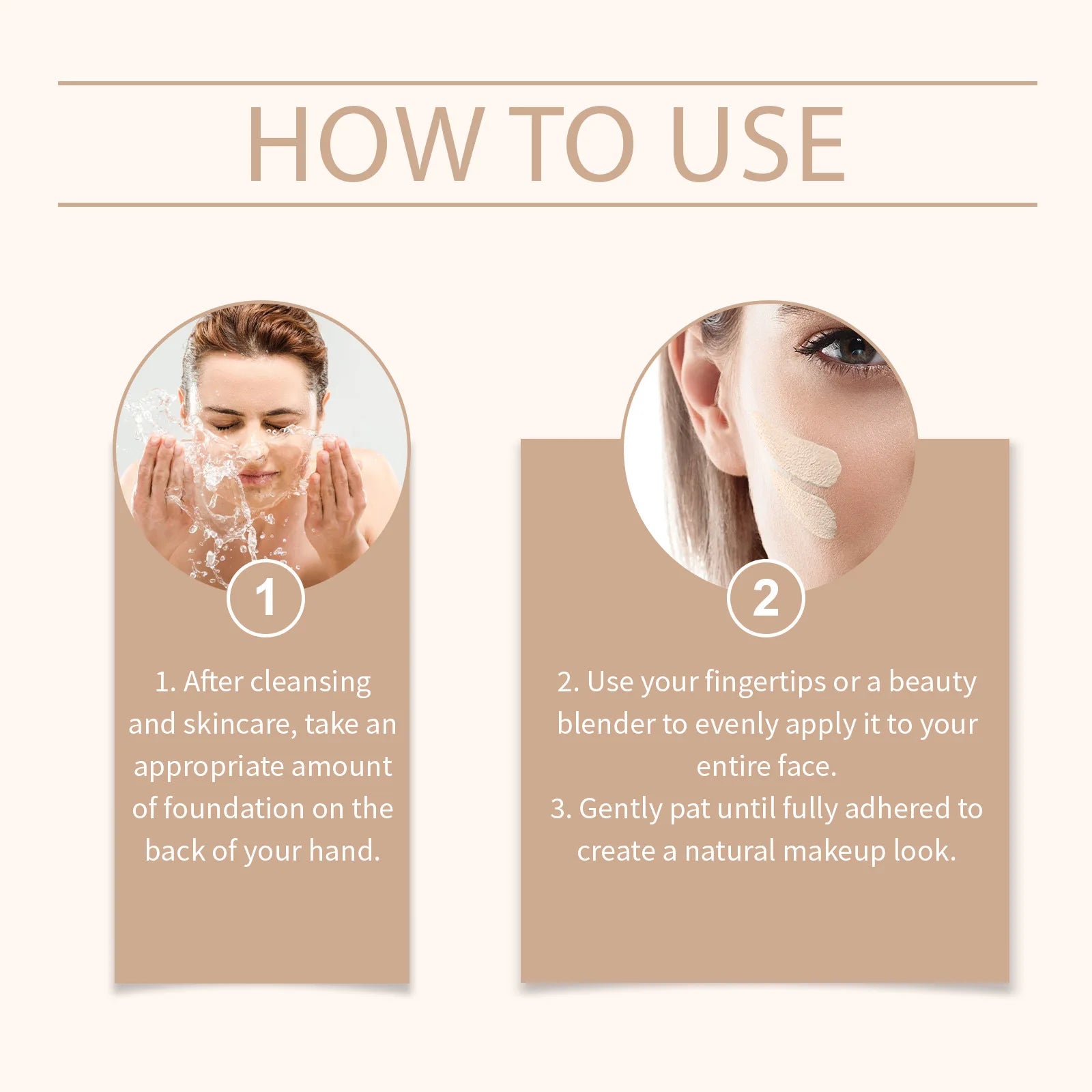 Color Changing Foundation Liquid Match Skin Tone Smooth Fine Lines Cover Blemishes Lasting Waterproof Easy Blend Face Foundation Peaceful Pleasures Health and Wellness