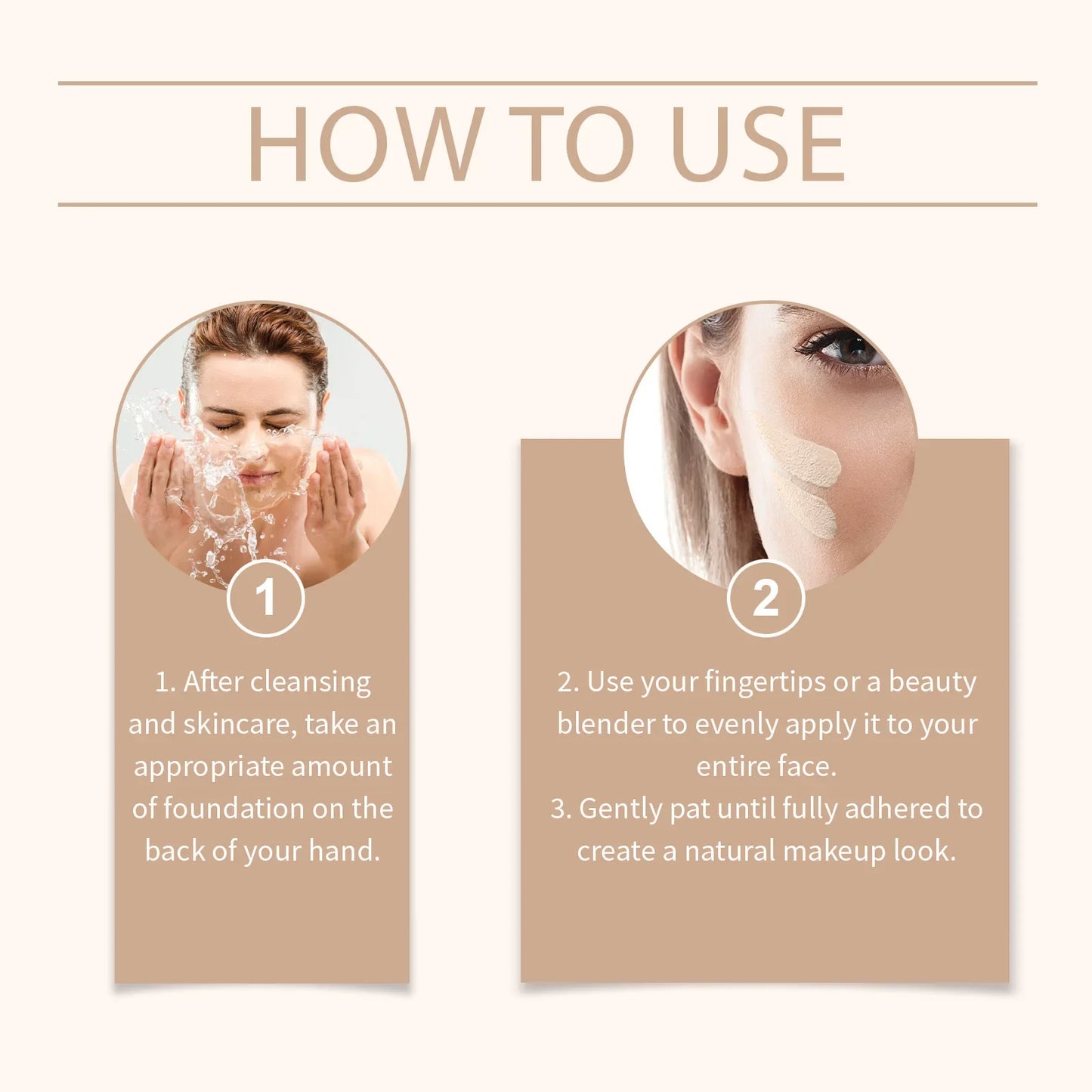 Color Changing Liquid Foundation – Waterproof, Covers Blemishes