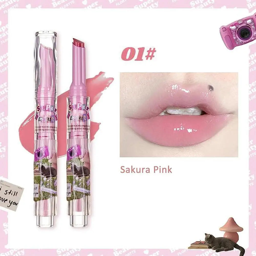 Florette Jelly Lip Glaze – Mirror Finish Waterproof Lipstick