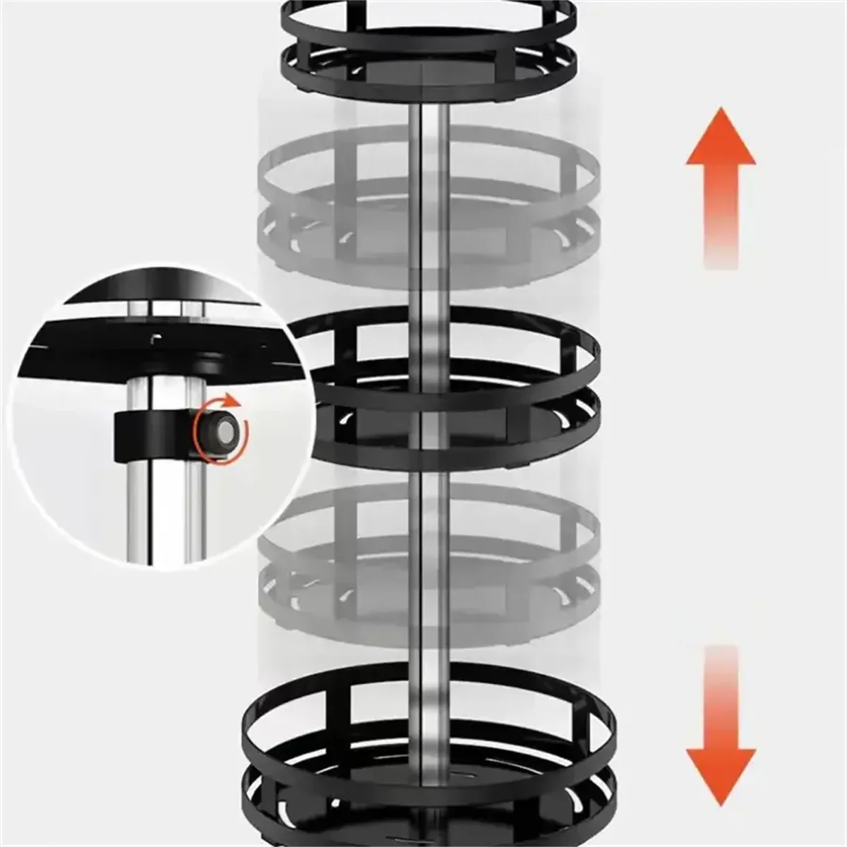 360° Rotating 3-Tier Spice Rack Organizer – Lazy Susan Kitchen
