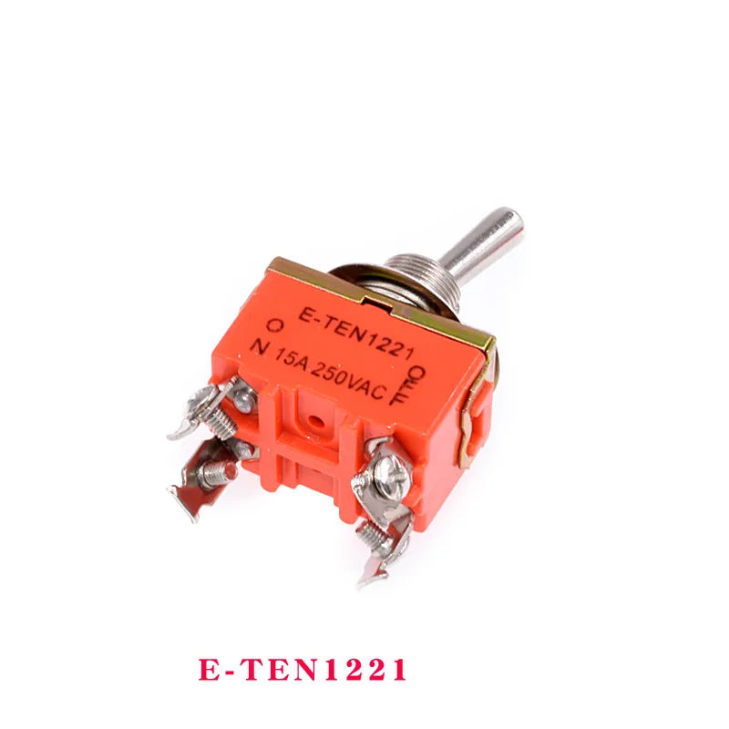 2PCS E-TEN1021 1121 1122 1221 1322 1321 1322 Toggle Switch Rocker Toggle Switch 15A 250VAC Peaceful Pleasures Health and Wellness