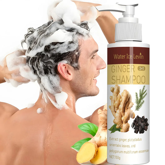 Ginger Regrowth Shampoo – Oil Control & Scalp Nourishment Hair Growth Shampoo Peaceful Pleasures Health and Wellness