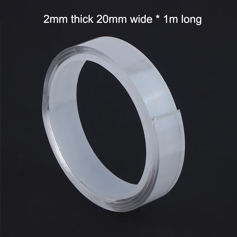 Kitchen Bathroom Nano Tape Super Strong Double Sided Tape Extra Strong Adhesive Non-slip Tape Waterproof Transparent Tape Peaceful Pleasures Health and Wellness B1