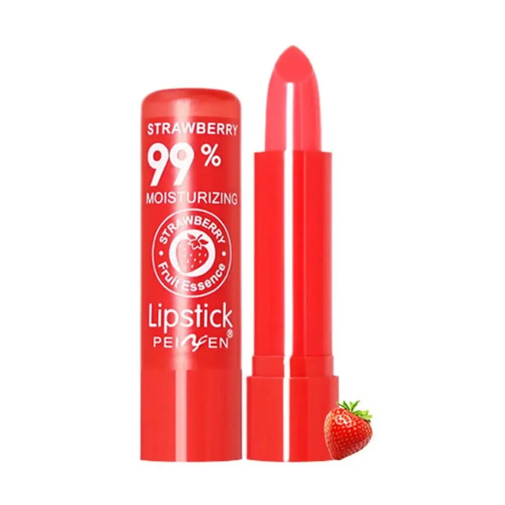 Color Changing Lip Balm Gloss, Long-Lasting Moisturizing Tinted Lip Balm, Peach Nourishing Lipstick for Natural Flush for Women Peaceful Pleasures Health and Wellness strawberry