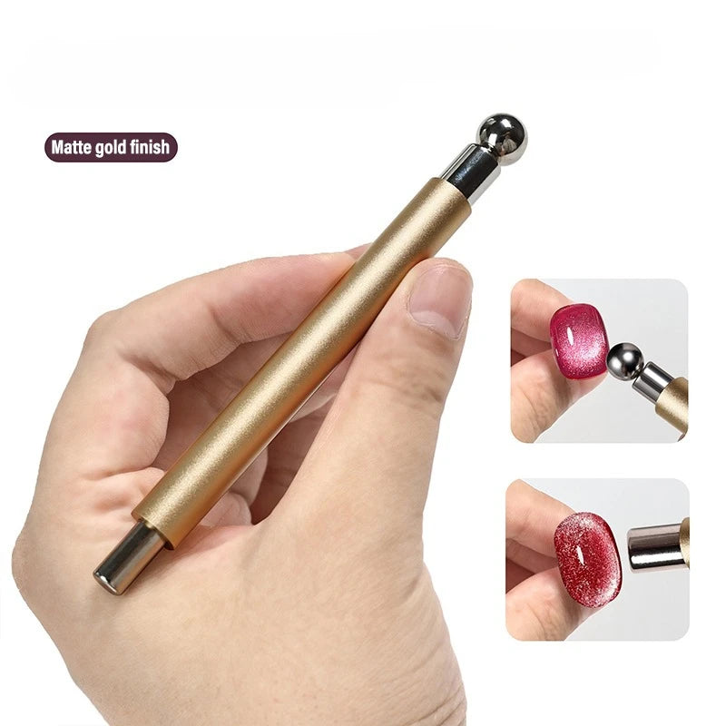 Double-Head Cat Eye Nail Magnet Pen | Gel Polish Nail Art Tool