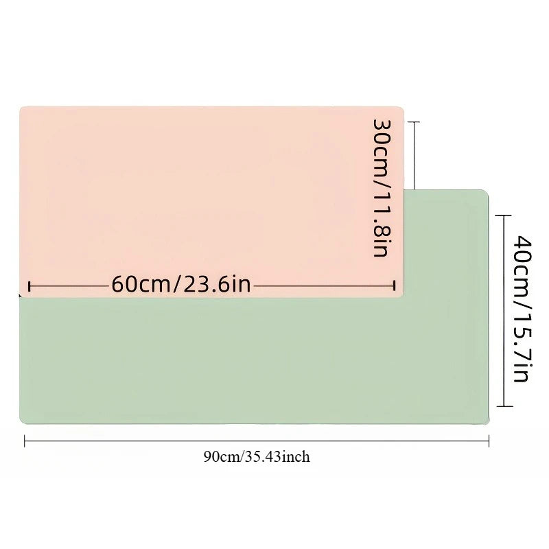 Large PU Leather Desk Pad – Non-Slip Waterproof Mouse Mat