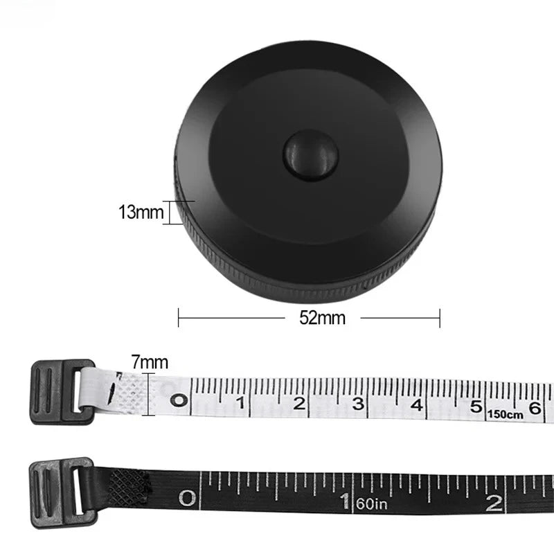 150cm Mini Keychain Tape Measure – Portable Sewing & Tailor Tool
