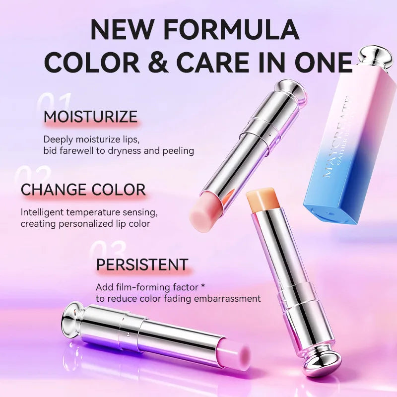 New Gradient Lipstick Moisturizing And Moisturizing Color Changing Long-Lasting Waterproof Lipstick Cosmetics for Woman in winte Peaceful Pleasures Health and Wellness