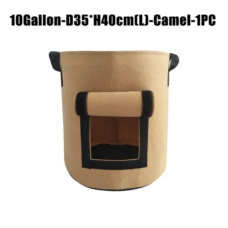 5 & 10 Gallon Fabric Plant Grow Bags | Potato & Vegetable Pots
