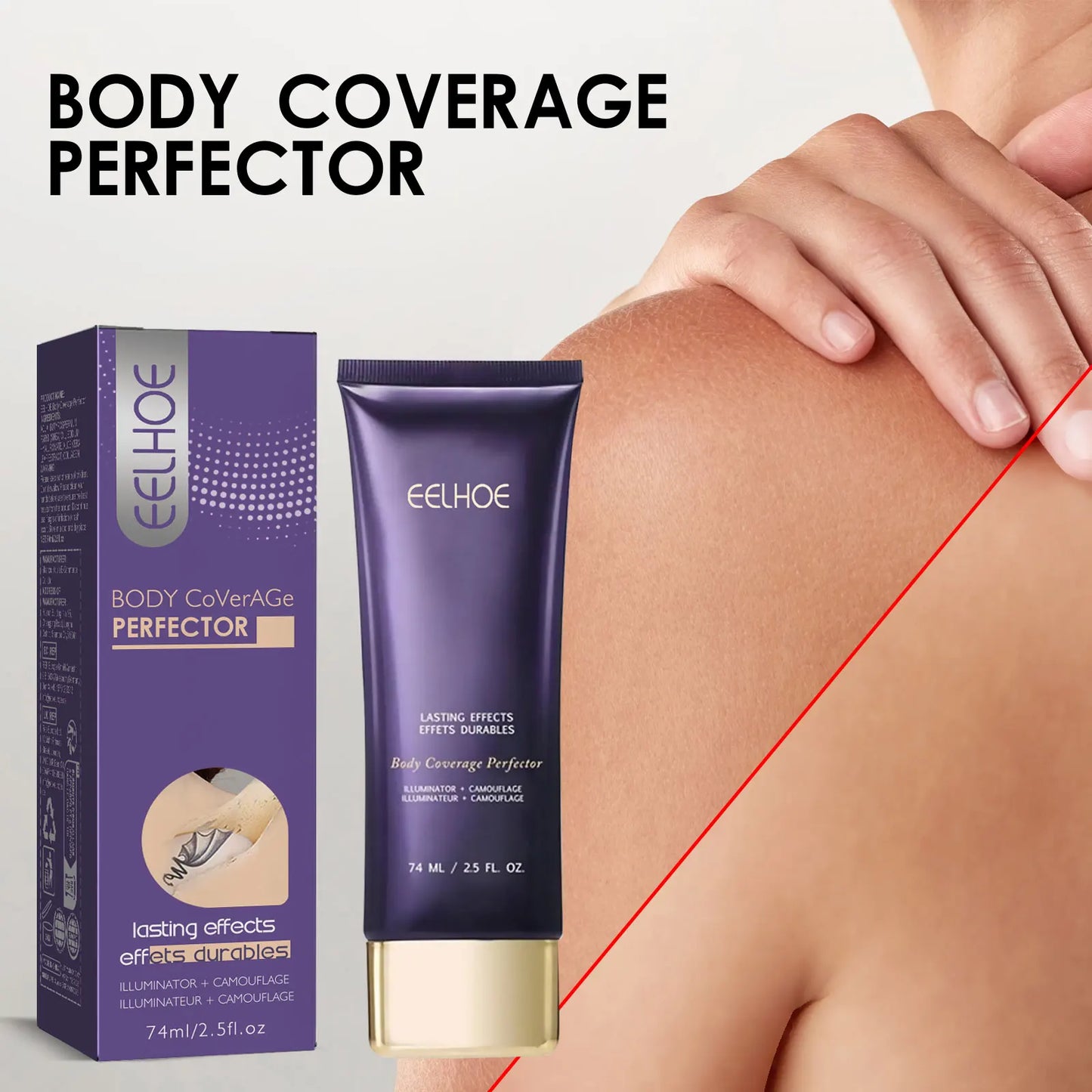 EELHOE Body Concealer Cream – Tattoo, Scar & Birthmark Cover