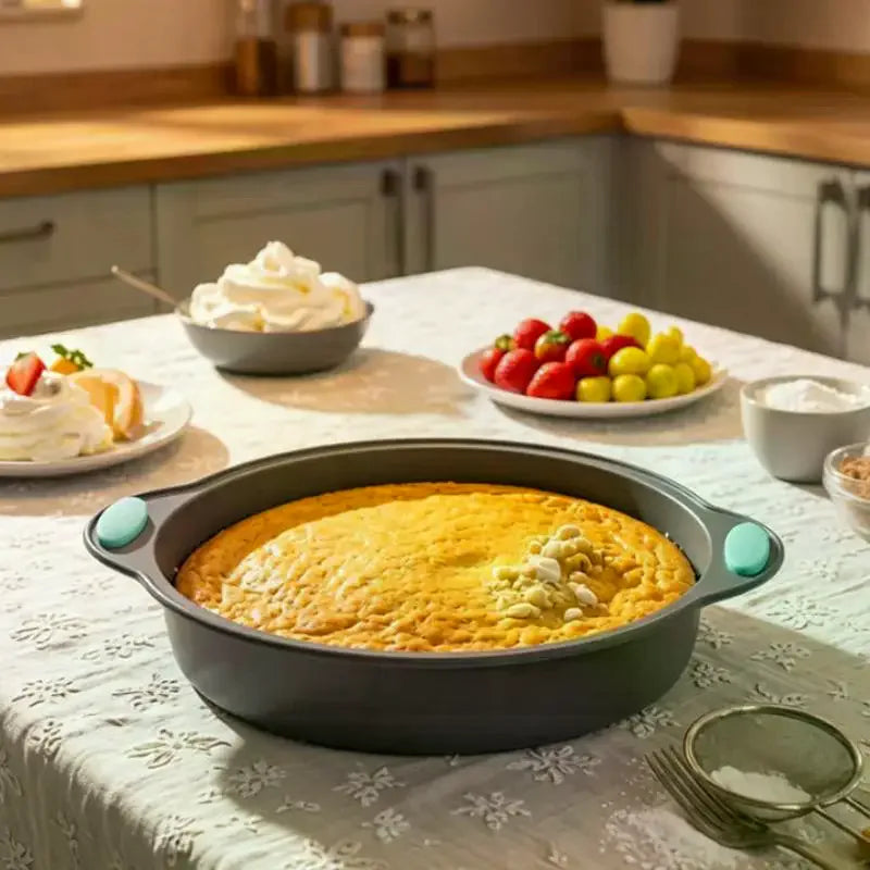 Silicone Round Cake Mold Set – Non-Stick Food-Grade Baking Tray Silicone Baking Mold Peaceful Pleasures Health and Wellness