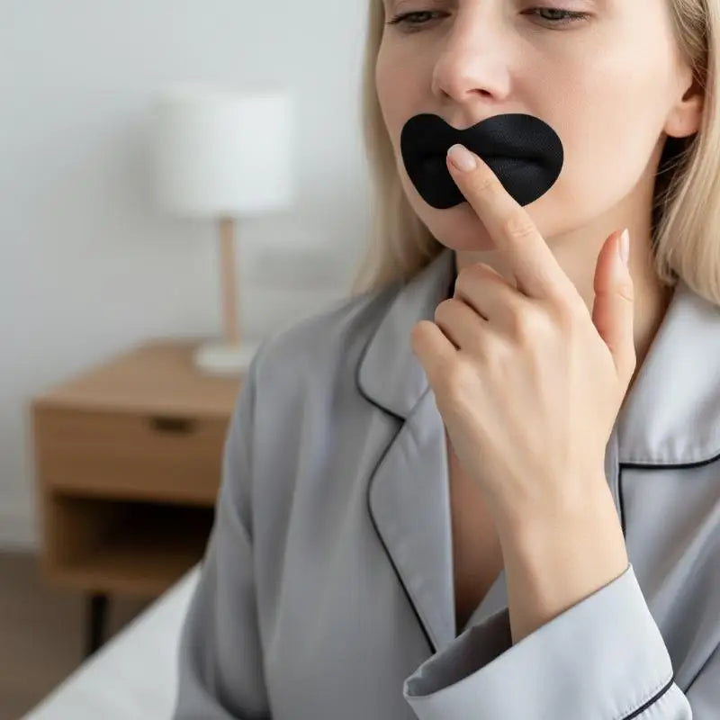 Stop Snoring Patch Anti Snore Improve Nighttime Sleep Reduce Dry Mouth Promote Nose Breathing Sleep Mouth Orthosis Tape Peaceful Pleasures Health and Wellness Default Title