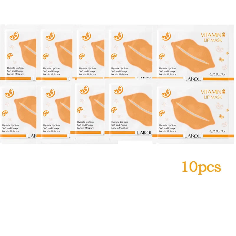 LAIKOU Lip Mask Gel Patches – Moisturizing & Hydrating 5/10pc