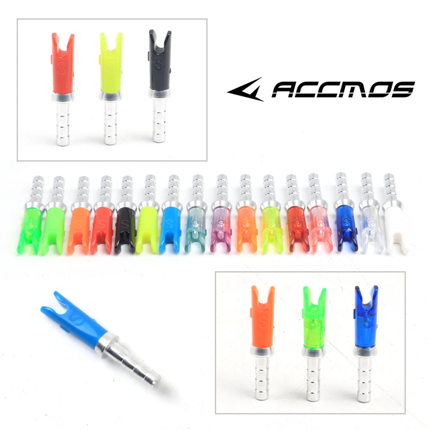 S Arrow Nock Pin Aluminum ID Carbon Shaft DIY Archery Accessories