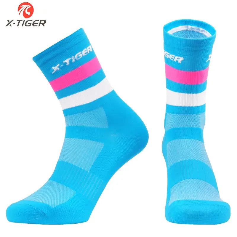X-TIGER Cycling Socks – Breathable Anti-Slip Sports Socks