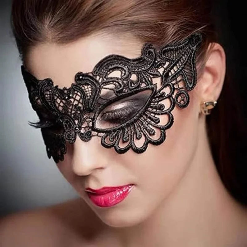 Women's Lace Masquerade Mask | Halloween Costume Party