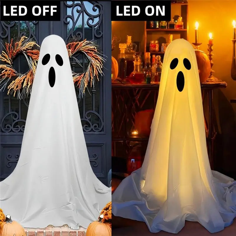 A36T-Halloween Decorations Yard Ghost Stand Halloween Porch Yard Outdoor Decorations (Large Size) Peaceful Pleasures Health and Wellness