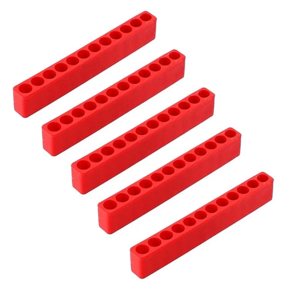 12 Holes Hex Bit Organizer Plastic Screwdriver Holder Drill Storage