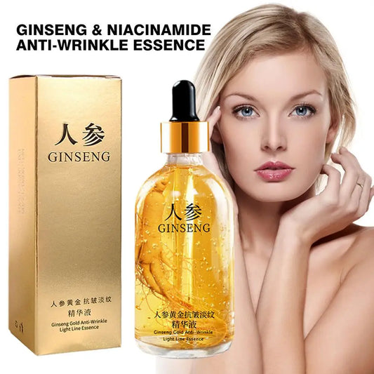Gold Ginseng Polypeptide Face Serum with Niacinamide Peaceful Pleasures Health and Wellness