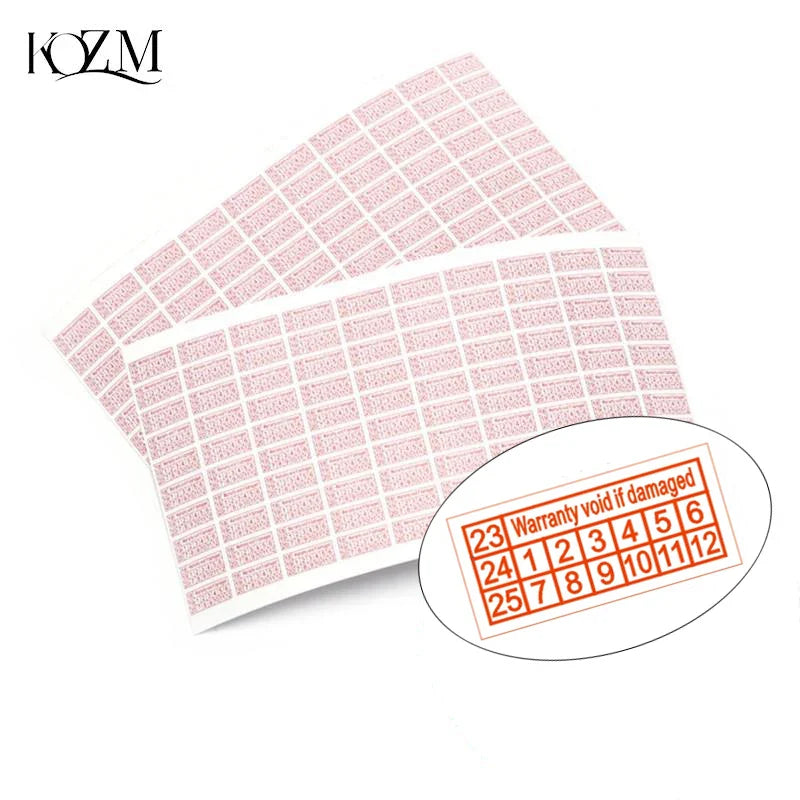 Tamper Proof Void Security Stickers 40×20mm | 100–200 Pack