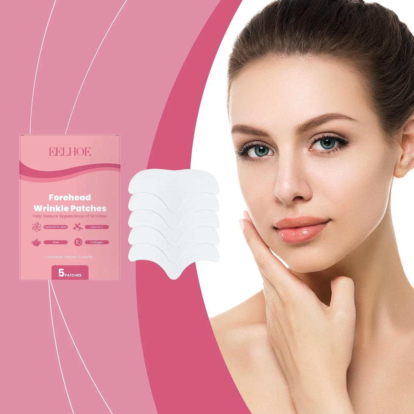 Eelhoe Forehead Care Patch – Anti-Wrinkle & Moisturizing 5pc