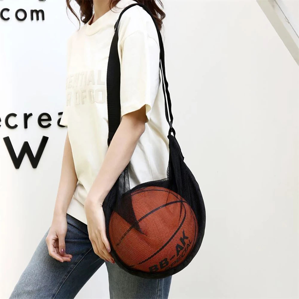 Single Shoulder Crossbody Basketball Bag Portable Storage Student