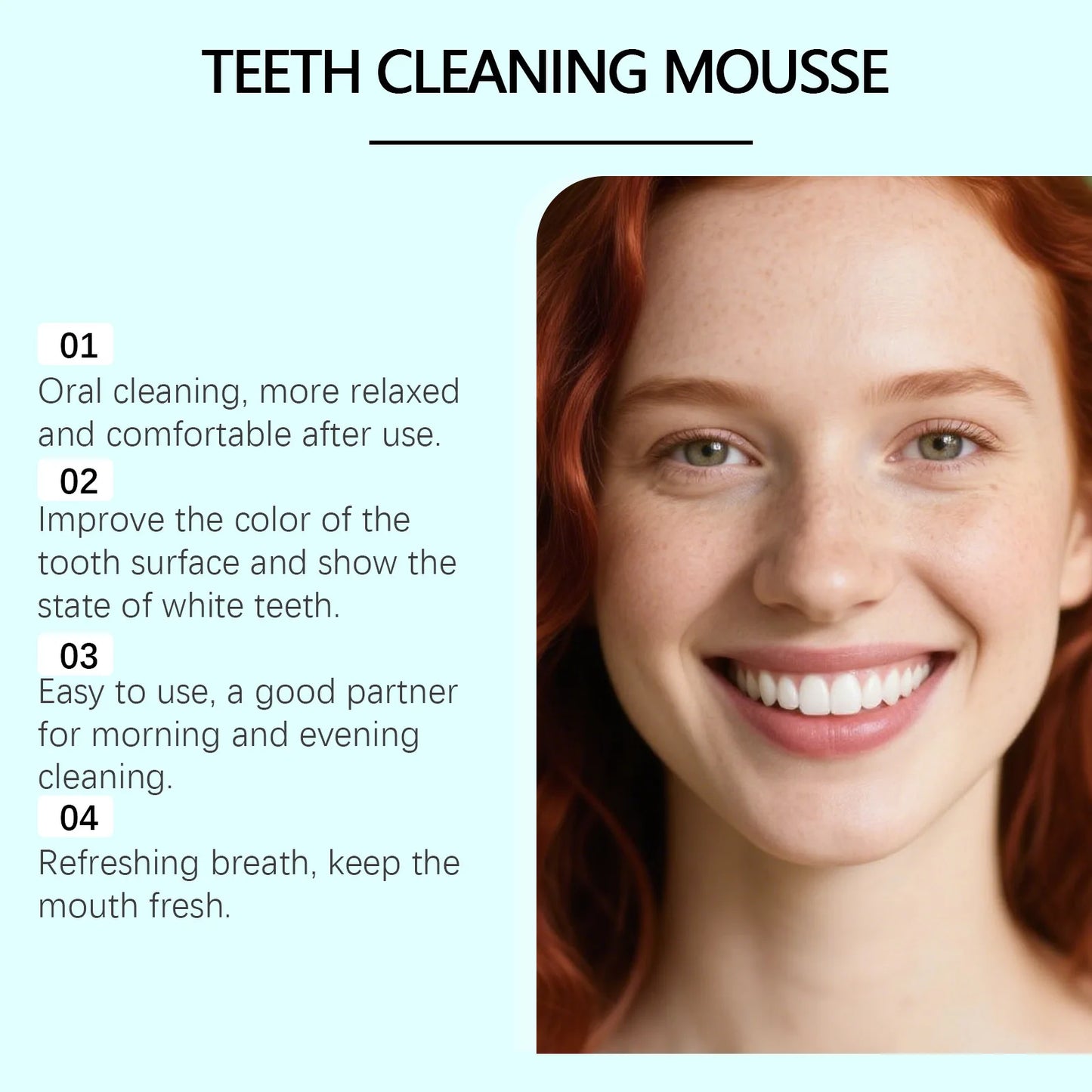 Brightening Toothpaste Mousse – Whitening & Fresh Breath 60ml