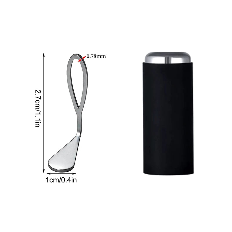 2in1 Cat Eye Magnet Double-head Hollow Metal Sheet Strong Magnetic French Effect Nail Art DIY Salon Use Multi-functional Tool Peaceful Pleasures Health and Wellness one size