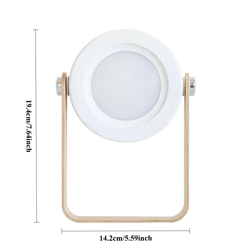 LED Foldable Lantern Desk Lamp | Touch Dimmer USB Rechargeable