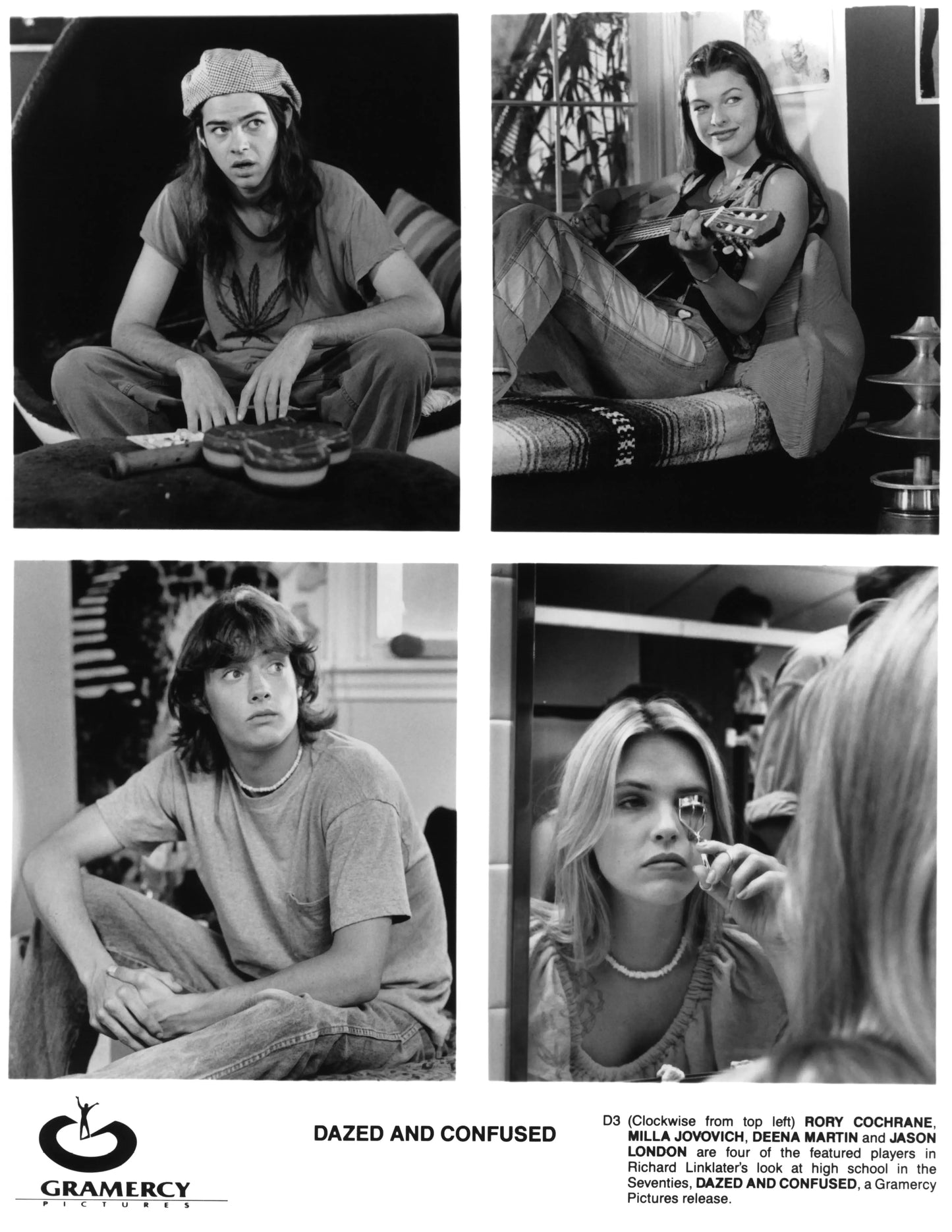Dazed and Confused 1993 Vintage Movie Poster Canvas Wall Art
