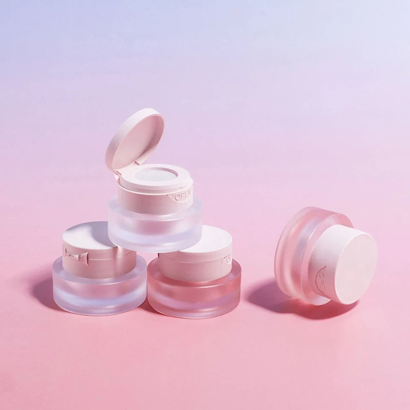 2/3/5g Hexagonal Nail Patting Gel Jar Flip Cover Nail Polish Holder Case Packaging Box Manicure Organizer Cosmetic Container Peaceful Pleasures Health and Wellness