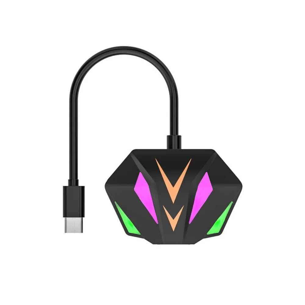 USB/Type-c USB To RJ45 Network Card 2-in-1 USB To 2.5G Type C Ethernet Adapter High Speed Drive Free USB To Network Port Peaceful Pleasures Health and Wellness Type c black